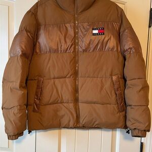 Tommy Hilfiger Brown Puffer Jacket for Men
